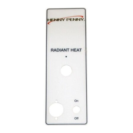 Allpoints Allpoints 8012736 Decal, Kfc Top Ctrl Pnl For Henny Penny 8012736